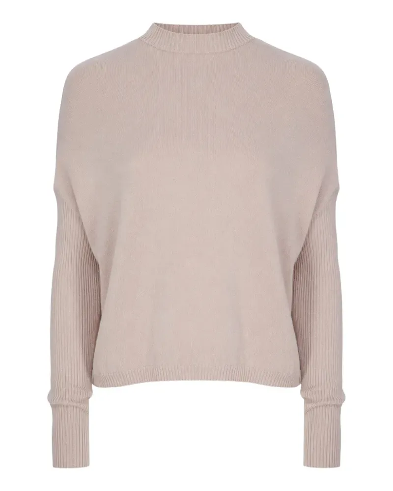 Rick Owens Crater ribbed-sleeve sweater - Rosa Rosa