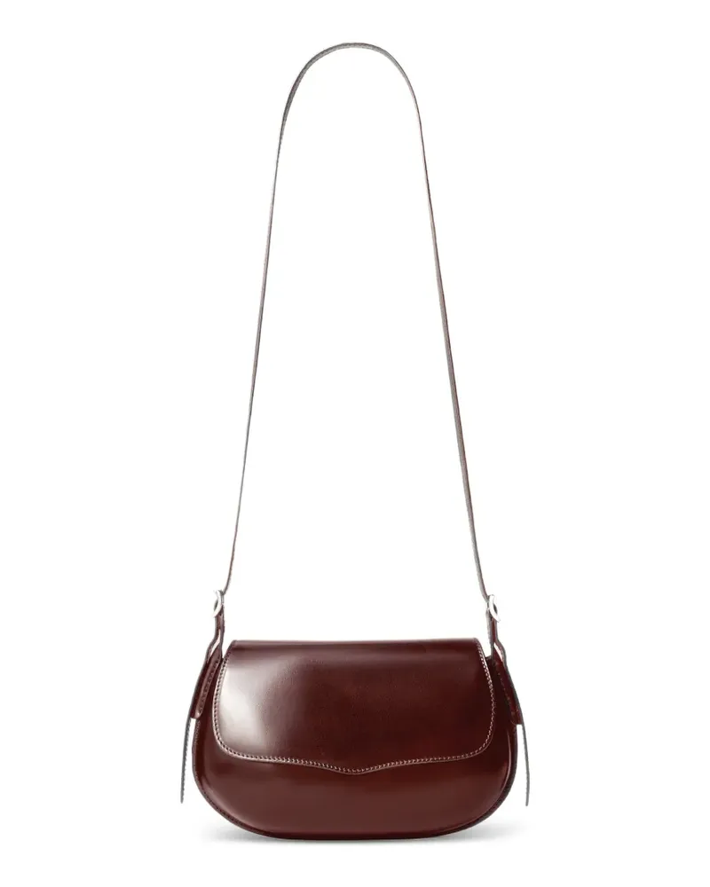 Christophe Lemaire Belly Schultertasche - Rot Rot