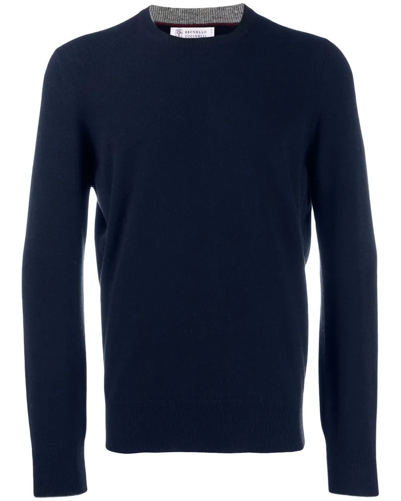 Brunello Cucinelli Klassischer Pullover - Blau Blau