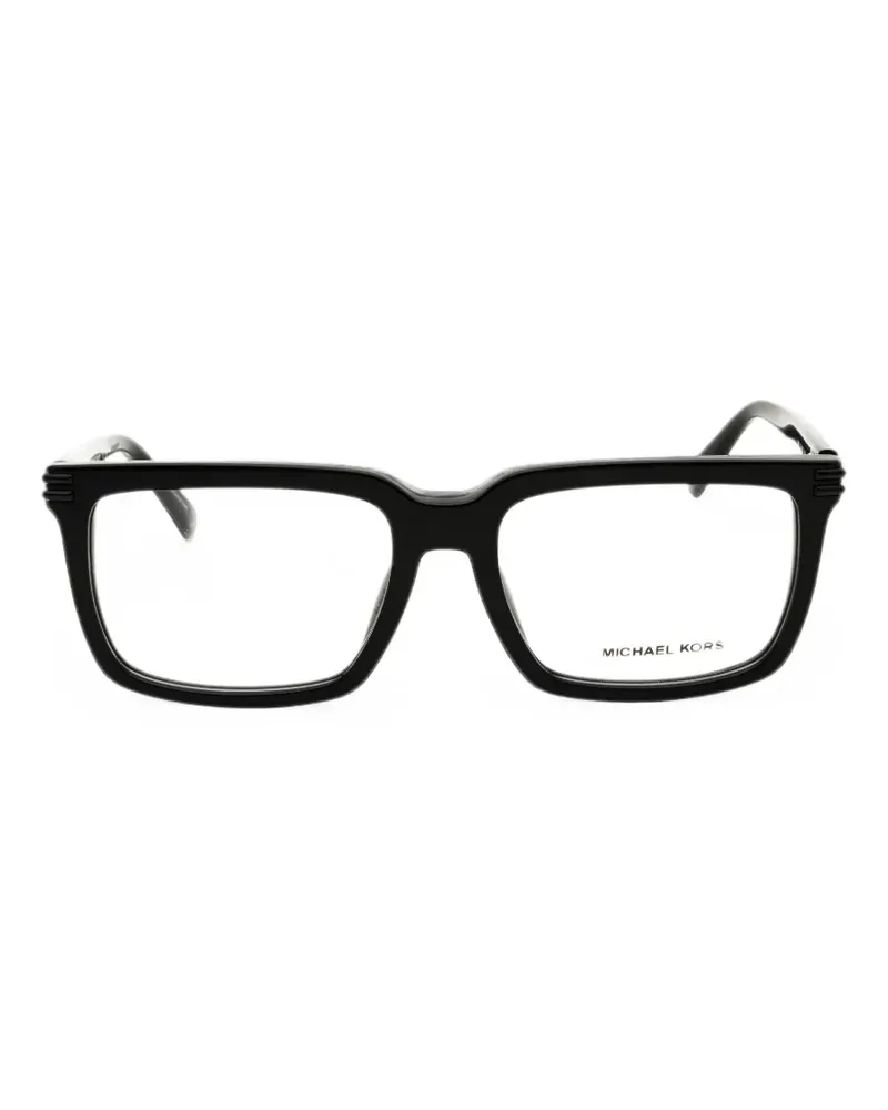 Michael Kors Brille mit eckigem Gestell - Schwarz Schwarz