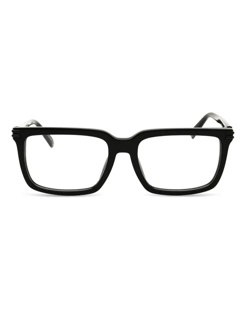 Michael Kors Brille mit eckigem Gestell - Schwarz Schwarz
