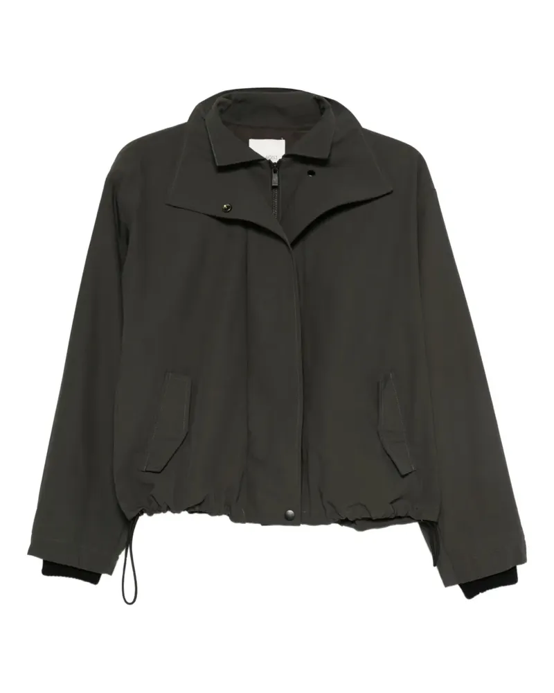 St. Agni Bomberjacke mit Stehkragen - Grün Grün