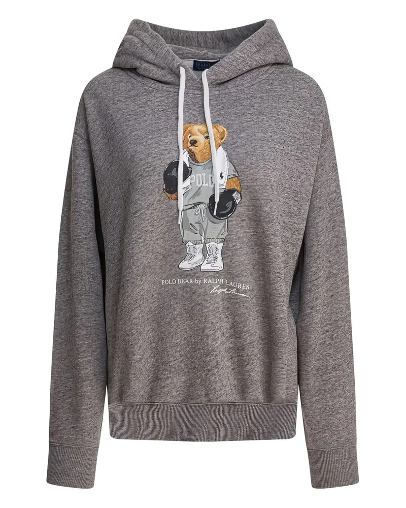 Ralph Lauren Hoodie mit Polo Bear - Grau Grau