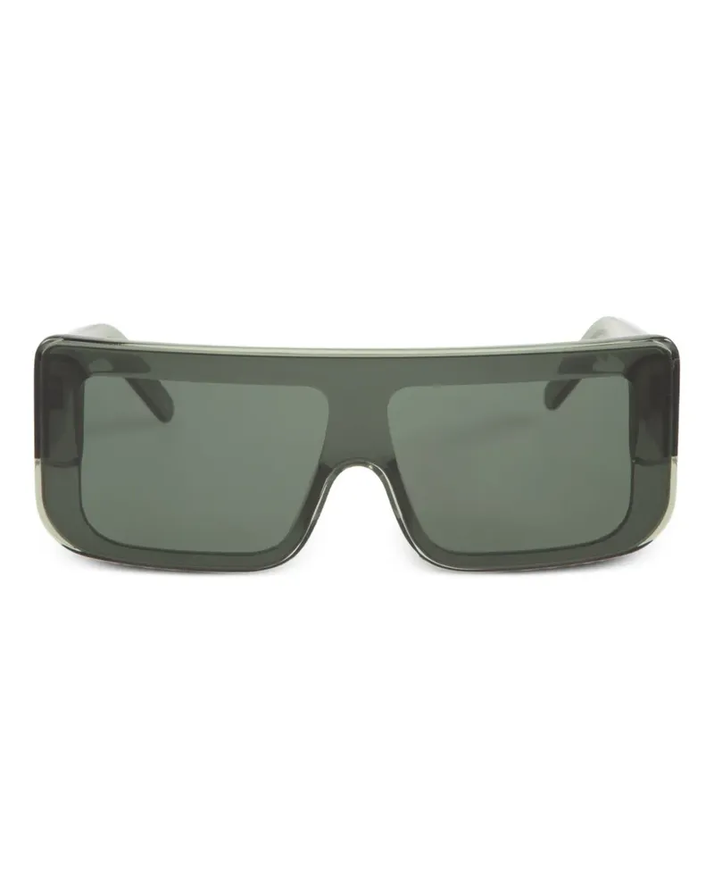 Rick Owens Documenta Sonnenbrille mit D-Gestell - Grün Grün