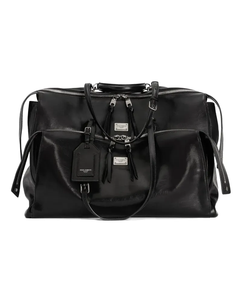 Dolce & Gabbana Vittoria Schultertasche - Schwarz Schwarz
