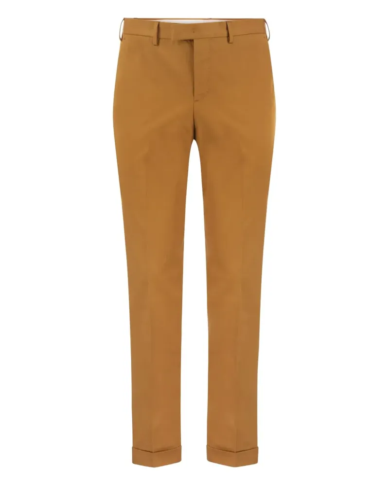 PT TORINO Hose mit Gürtelschlaufen - Braun Braun
