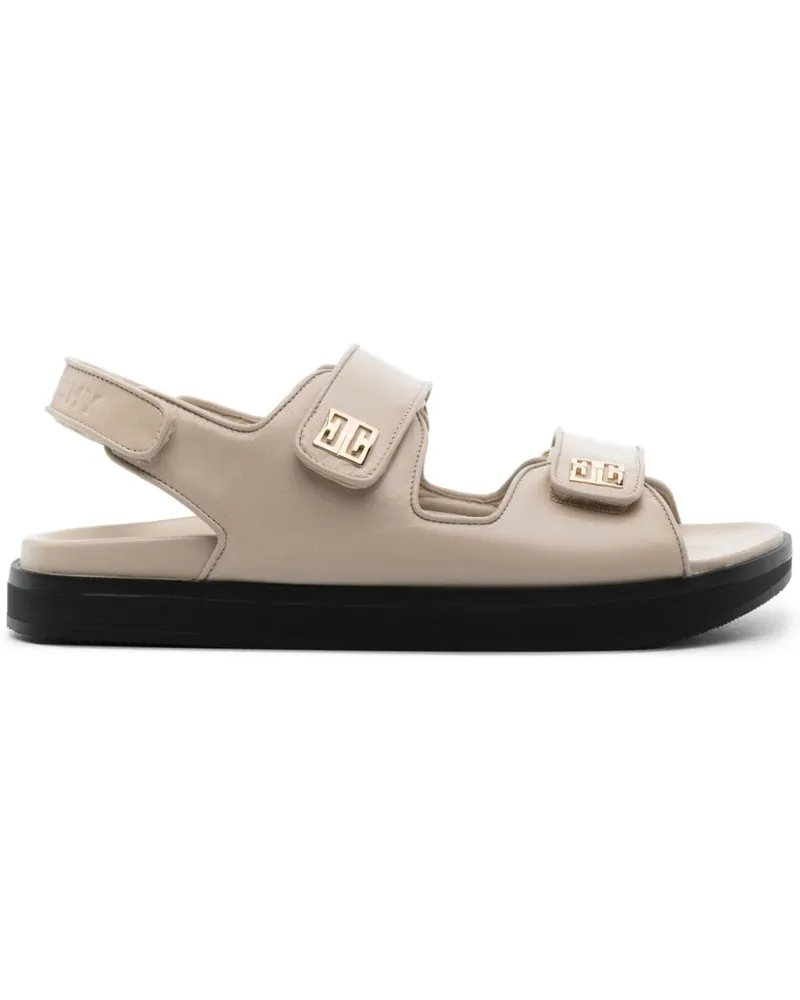 Givenchy Sandalen mit 4G-Schild Nude