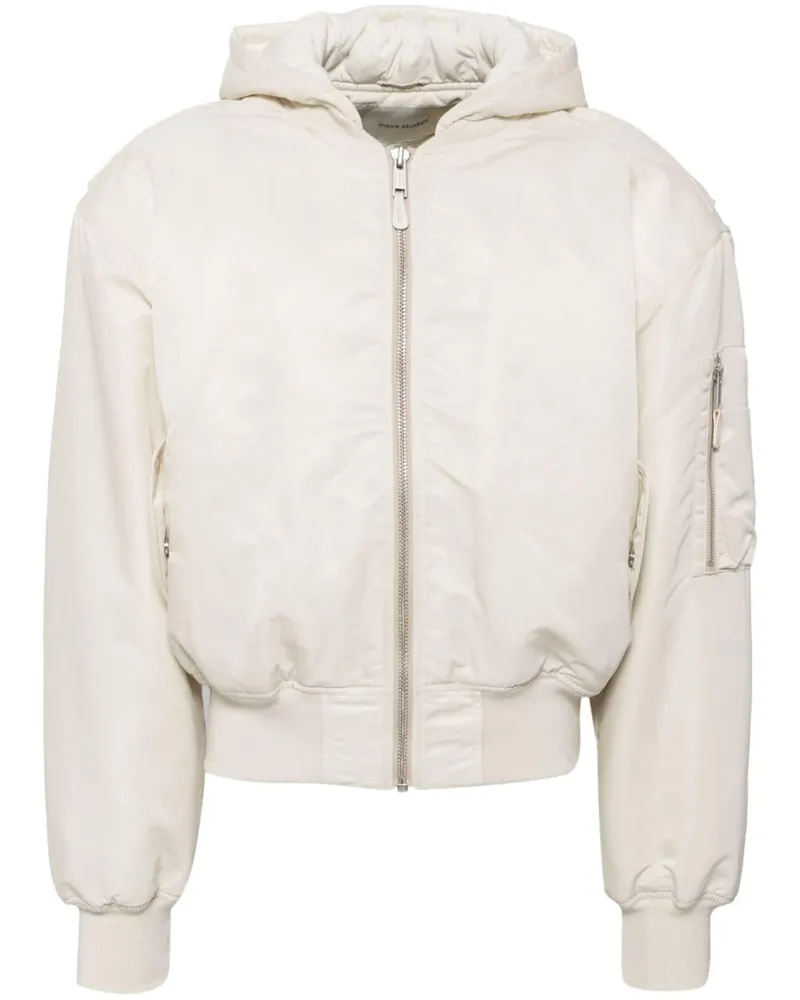 Entire Studios Bomberjacke mit Kapuze - Weiß Weiß