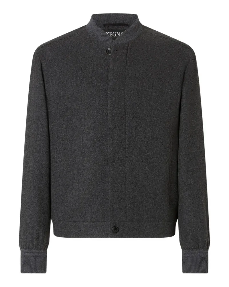 Ermenegildo Zegna Oasi Cashmere Elements Bomberjacke - Grau Grau