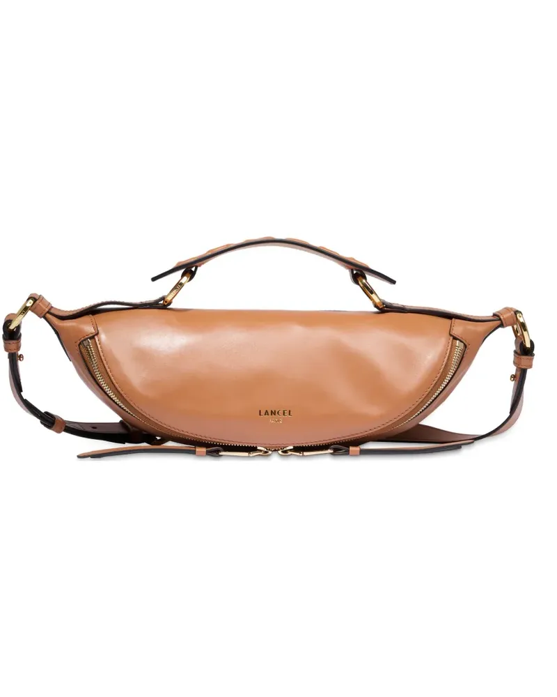 Lancel Origami Umhängetasche mit Reißverschluss - Braun Braun