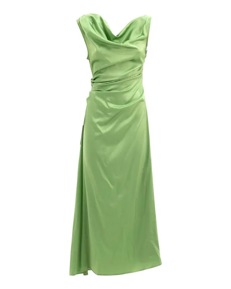 STAUD Phare silk dress - Grün Grün