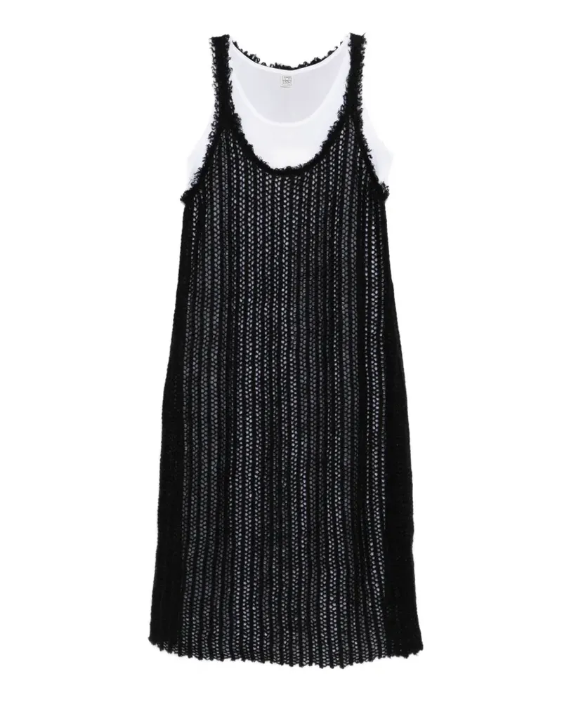 Totême mohair knit tank dress - Schwarz Schwarz