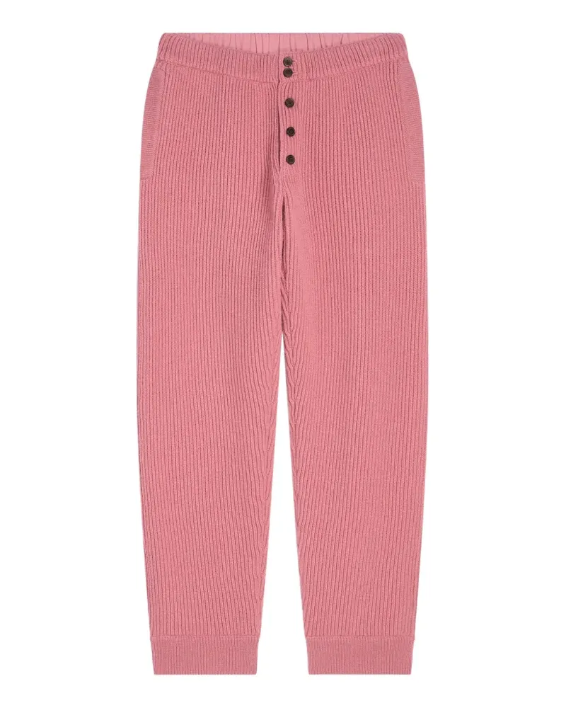 Dries van Noten Hose aus Wolle - Rosa Rosa