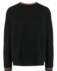 Paul Smith Sweatshirt mit Kontrastdetails Schwarz