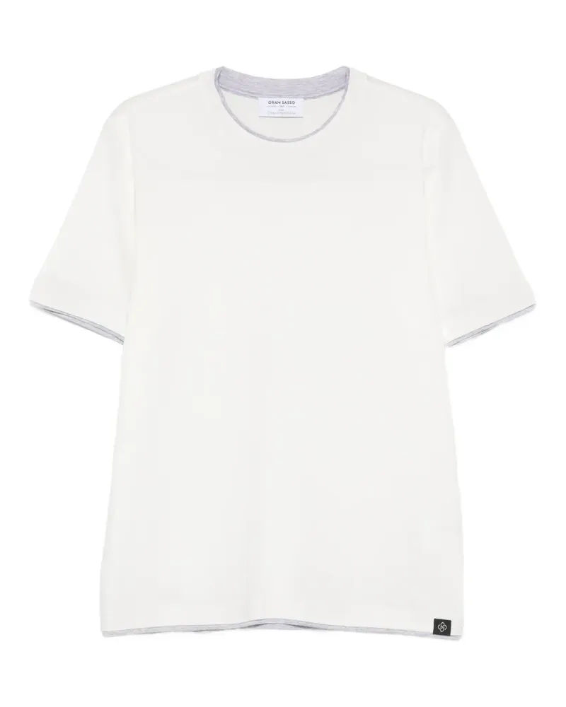 Gran Sasso crew-neck T-shirt - Weiß Weiß