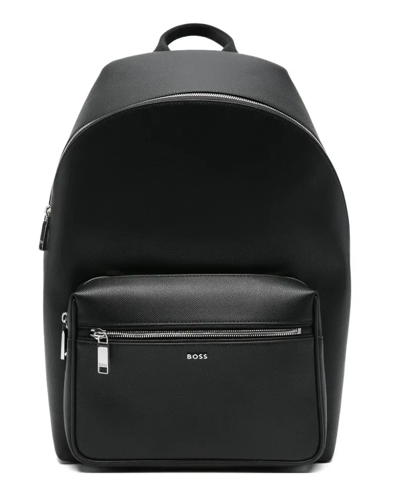 HUGO BOSS zip backpack - Schwarz Schwarz