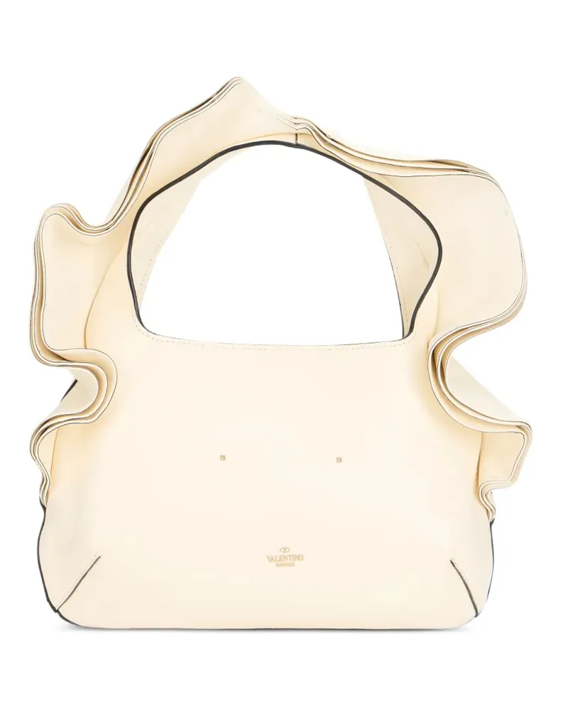 Valentino Garavani Atelier 04 ruffled shoulderbag - Nude Nude