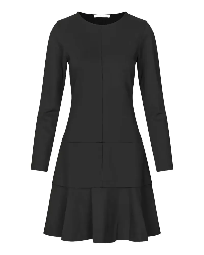 Samsøe & Samsøe Saclay tiered mini-dress - Schwarz Schwarz