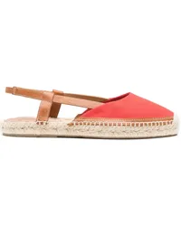 Ralph Lauren Espadrilles mit Logo Rot