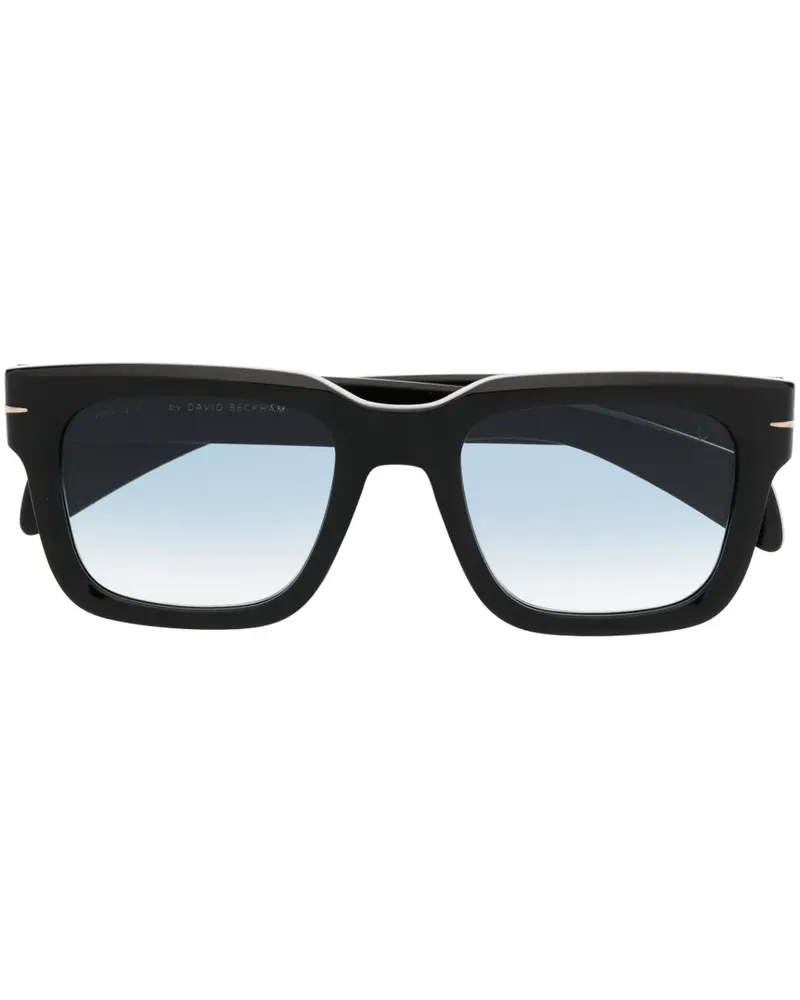 EYEWEAR by DAVID BECKHAM Sonnenbrille mit eckigem Gestell - Schwarz Schwarz