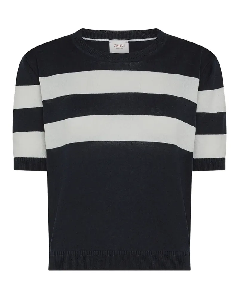 CRUNA Gestreiftes T-Shirt - Blau Blau