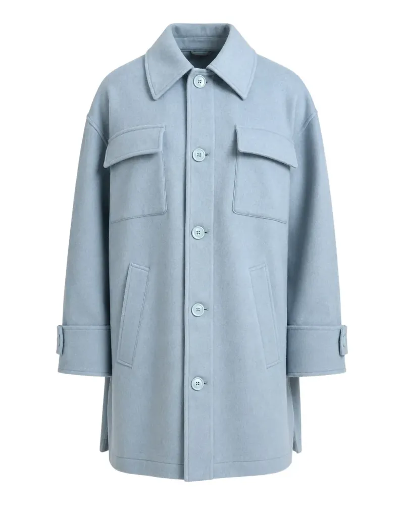 Dolce & Gabbana Geknöpfte Trenchcoat-Jacke - Blau Blau