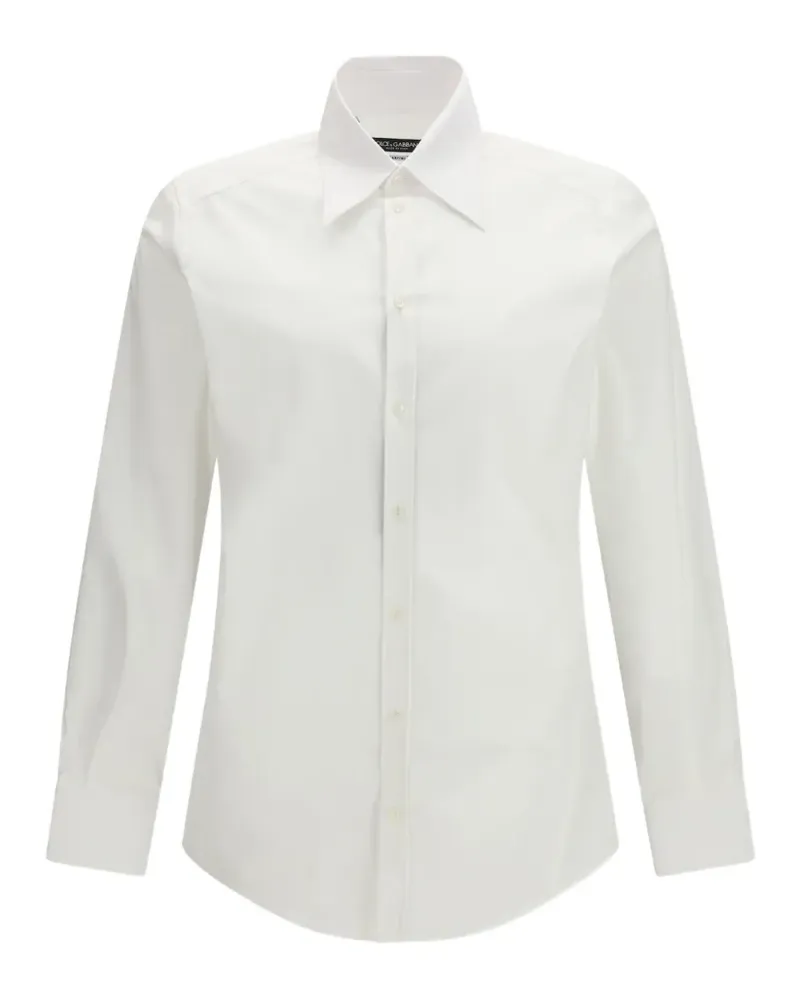 Dolce & Gabbana Button-down-Hemd aus Baumwolle - Weiß Weiß