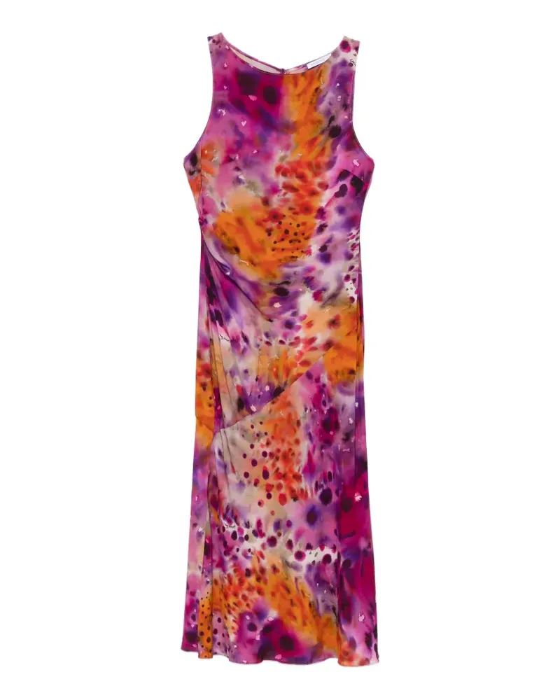 Patrizia Pepe printed midi dress - Rosa Rosa