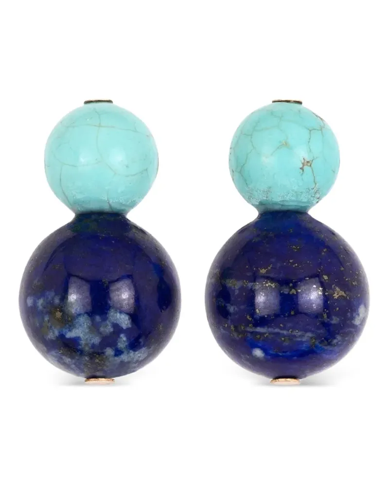 Jennifer Behr Cara lapis lazuli earrings - Blau Blau