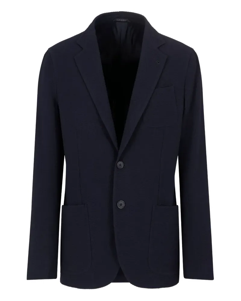 Giorgio Armani Klassisches Sakko - Blau Blau