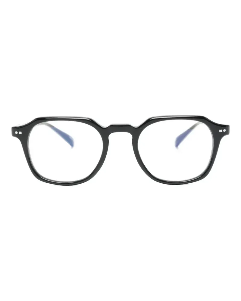 Jacquemus Brille mit geometrischem Gestell - Schwarz Schwarz