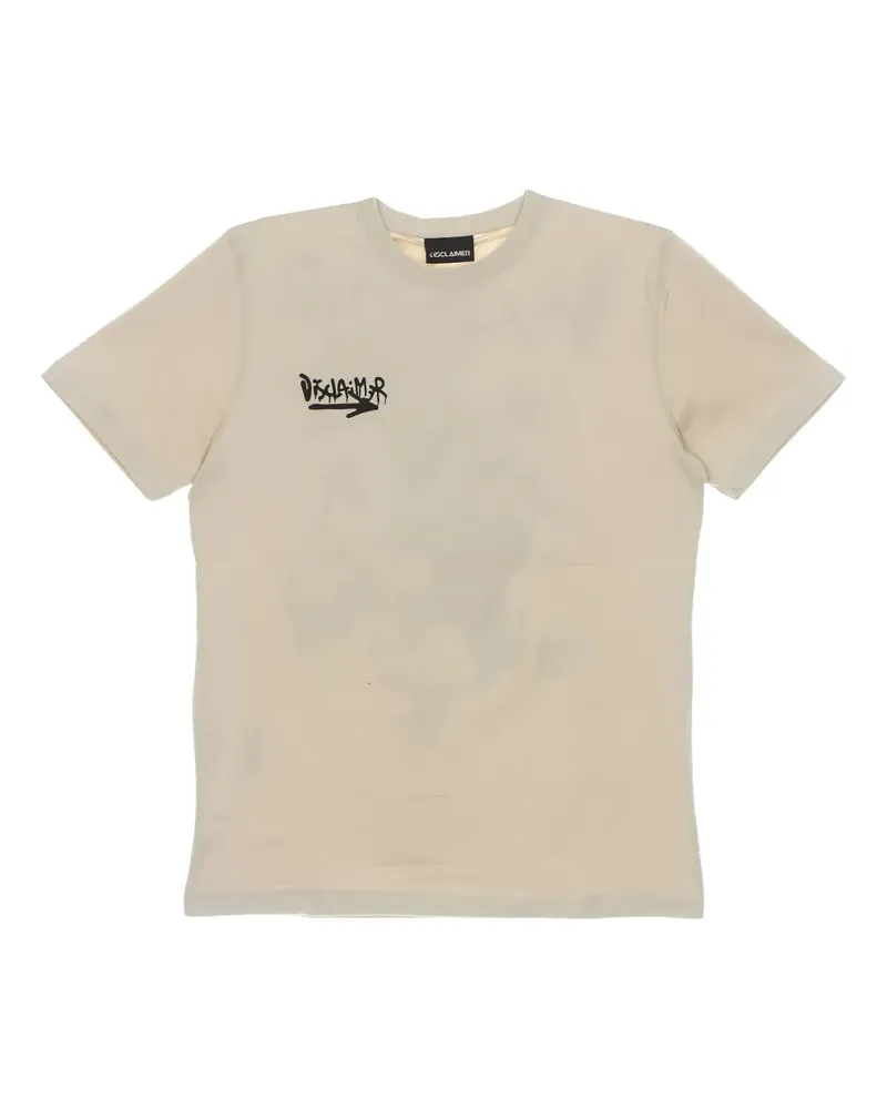 DISCLAIMER T-Shirt mit grafischem Print - Nude Nude