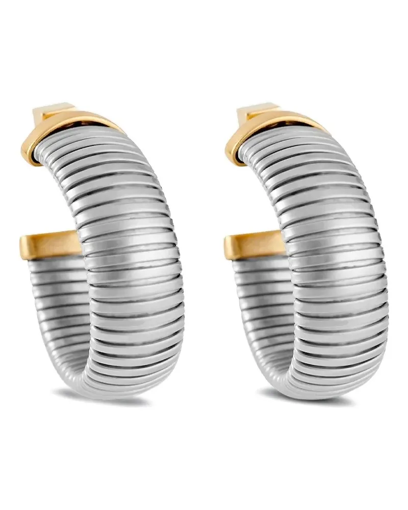 IVI Collection Runde Gaia Ohrringe - Silber Silber