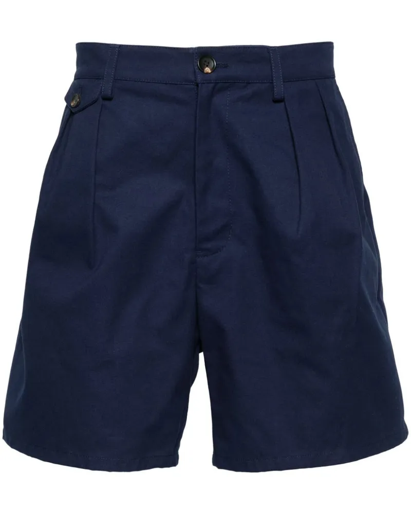 Bally Bermudas mit Bundfalten Blau