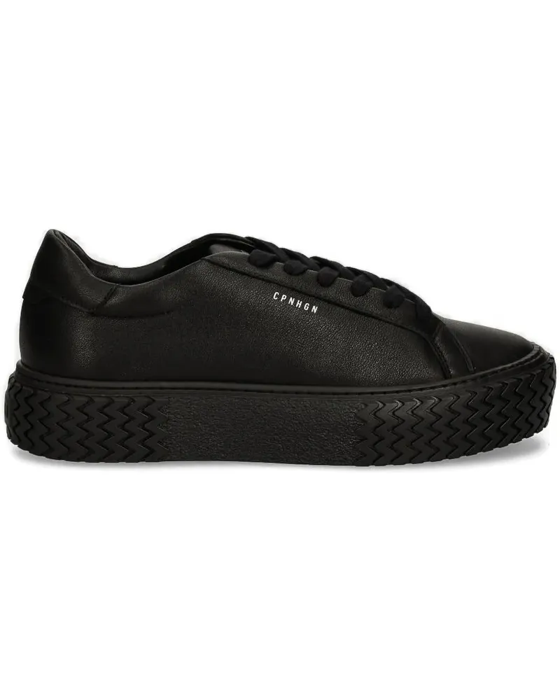 Copenhagen Sneakers mit Schnürung - Schwarz Schwarz