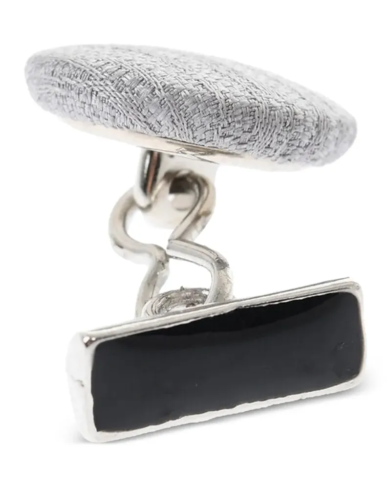 Corneliani Manschettenknöpfe mit Seidenbeschichtung - Silber Silber