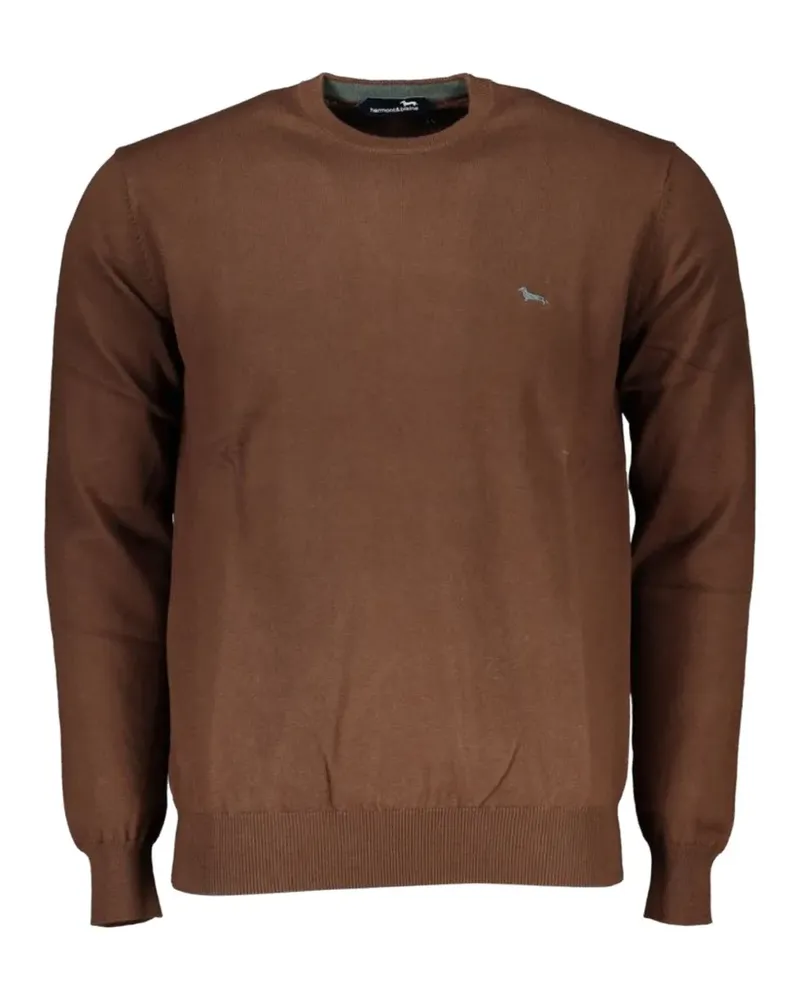 Harmont & Blaine embroidered crew-neck sweater - Braun Braun