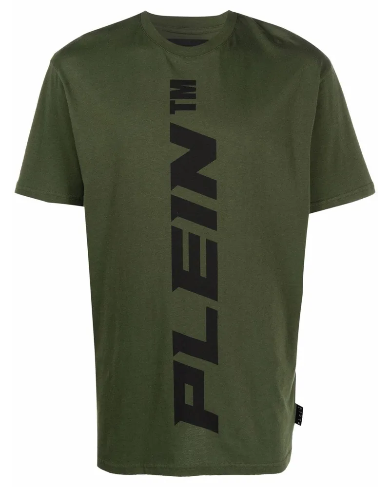 Philipp Plein T-Shirt mit Logo-Print - Grün Grün