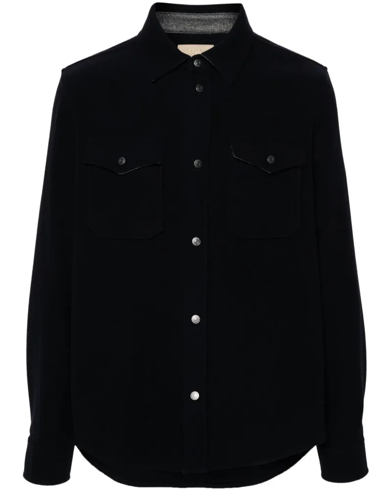 Woolrich Klassische Hemdjacke - Blau Blau