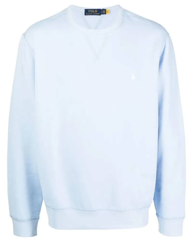 Ralph Lauren Sweatshirt mit Polo Pony - Blau Blau