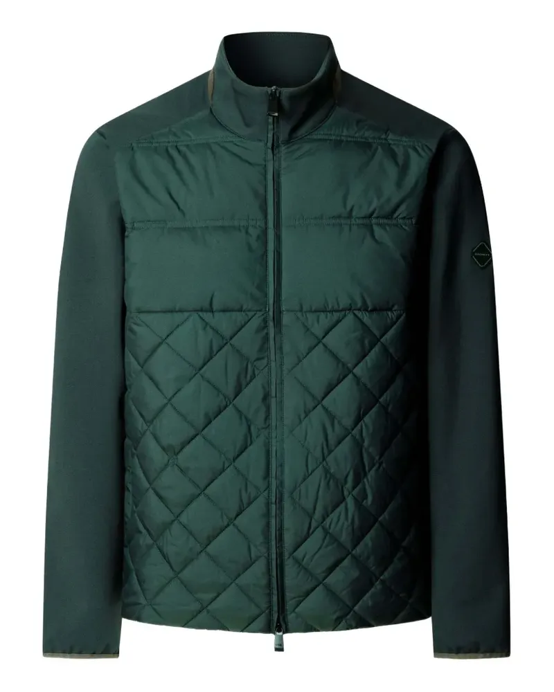 Hackett Gesteppte Jacke mit Reißverschluss - Grün Grün