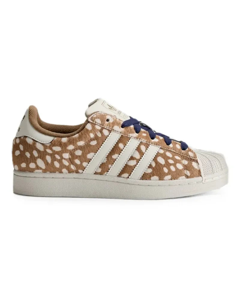 adidas Superstar II Sneakers mit Animal-Print - Braun Braun