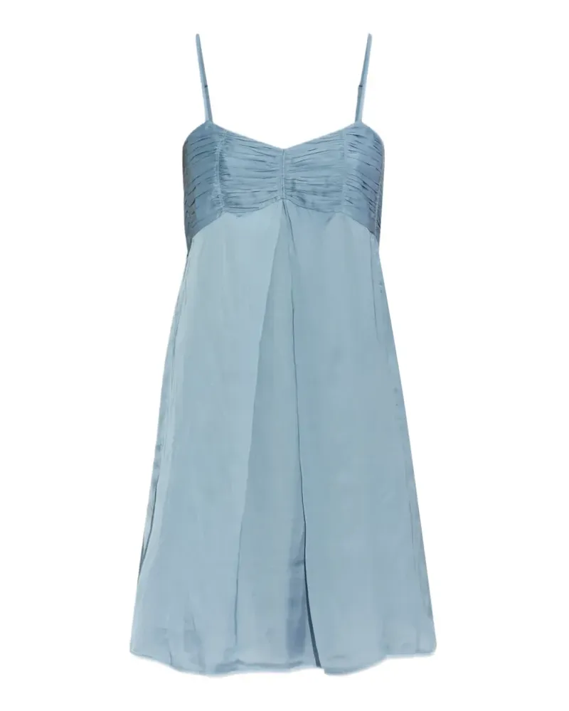 Zadig & Voltaire dress Rippies satin - Blau Blau