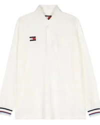 Tommy Hilfiger Poloshirt mit Logo-Patch Nude