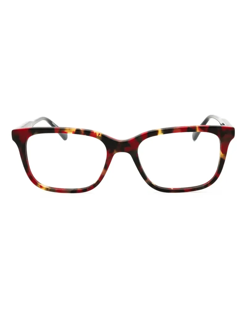 Calvin Klein Eckige Brille in Schildpattoptik - Braun Braun