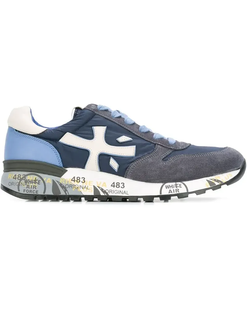 Premiata Sneakers mit Schnürung - Blau Blau
