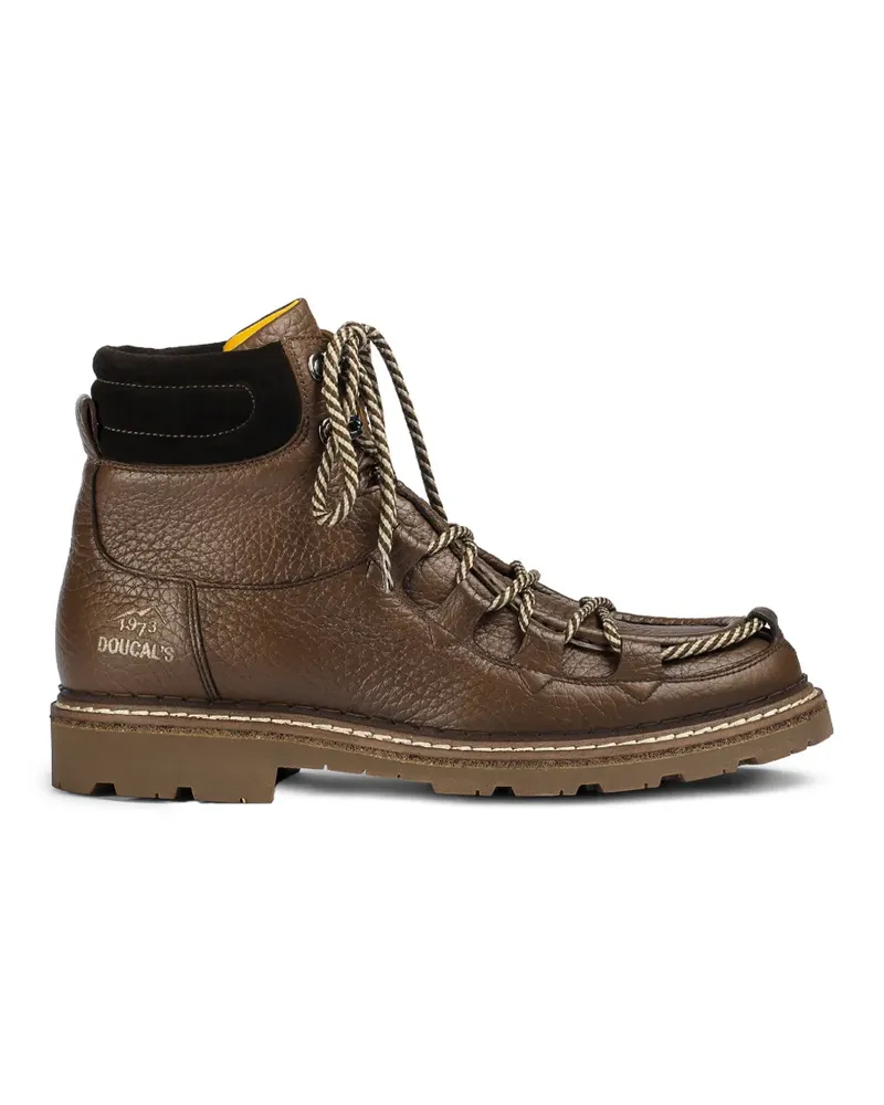 Doucal´s Belvedere Stiefel aus gekörntem Leder - Braun Braun