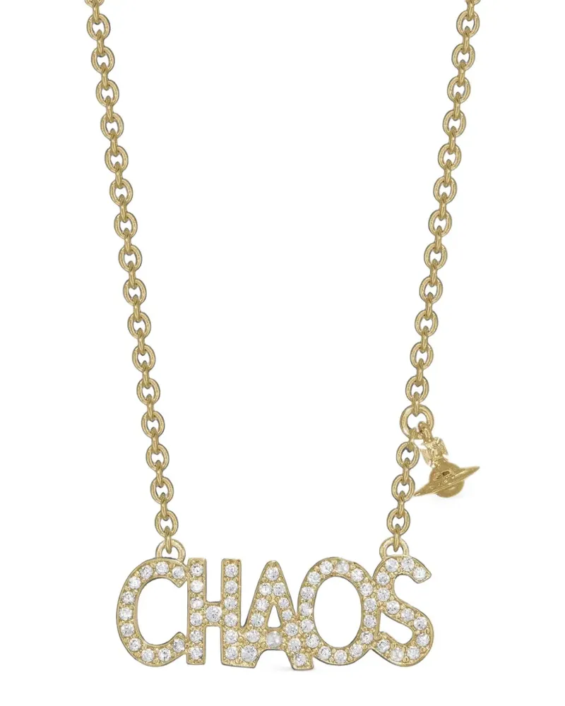 Vivienne Westwood Chaos Halskette mit Anhänger - Gold Gold