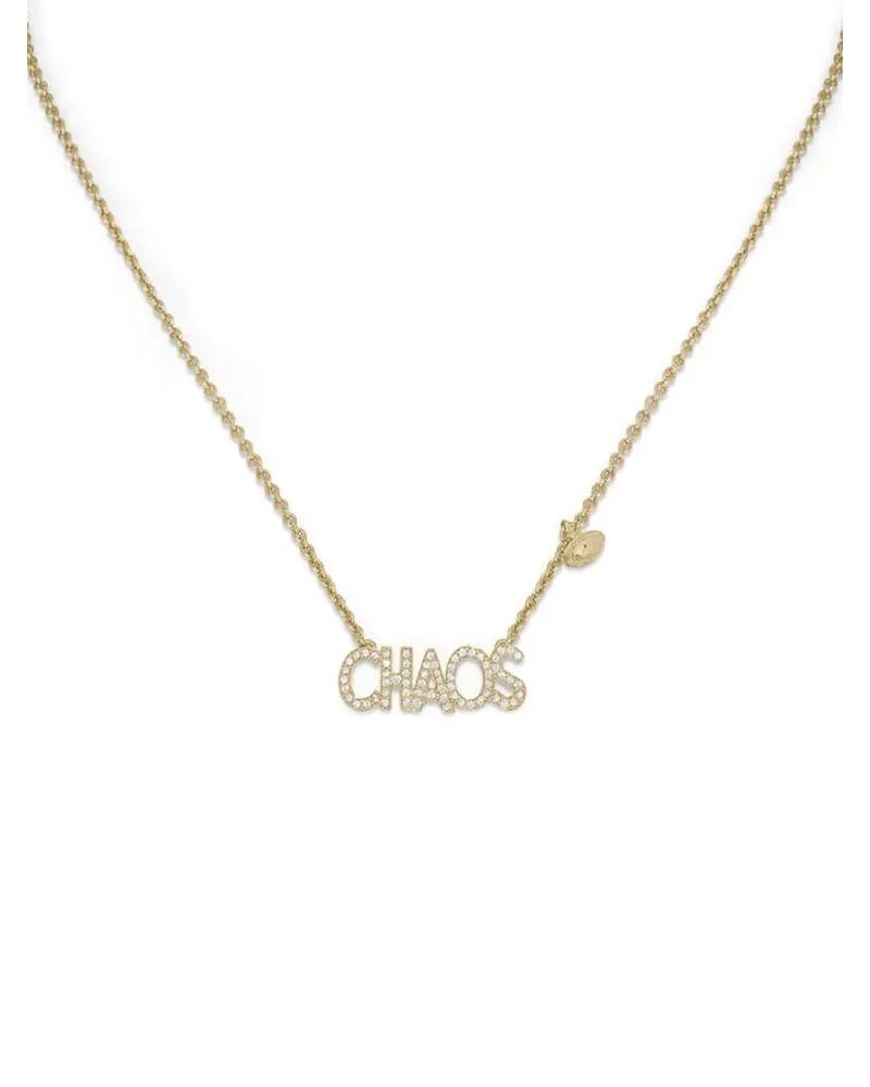 Vivienne Westwood Chaos Halskette mit Anhänger - Gold Gold