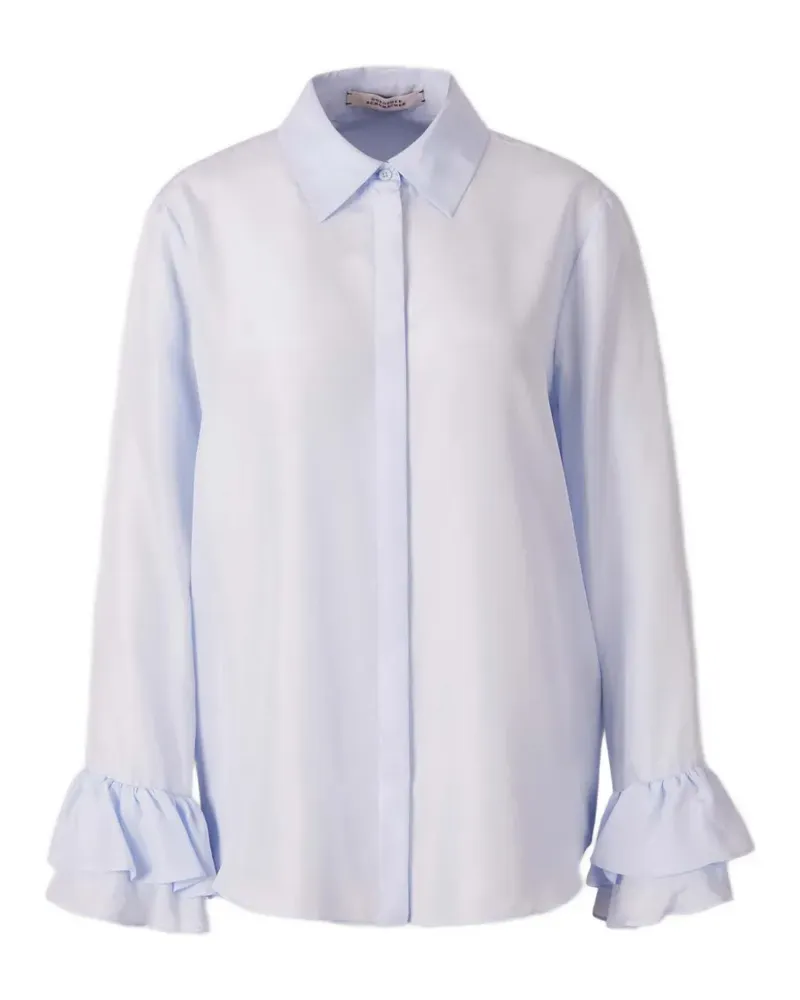 Dorothee Schumacher Hemd mit Rüschen - Blau Blau